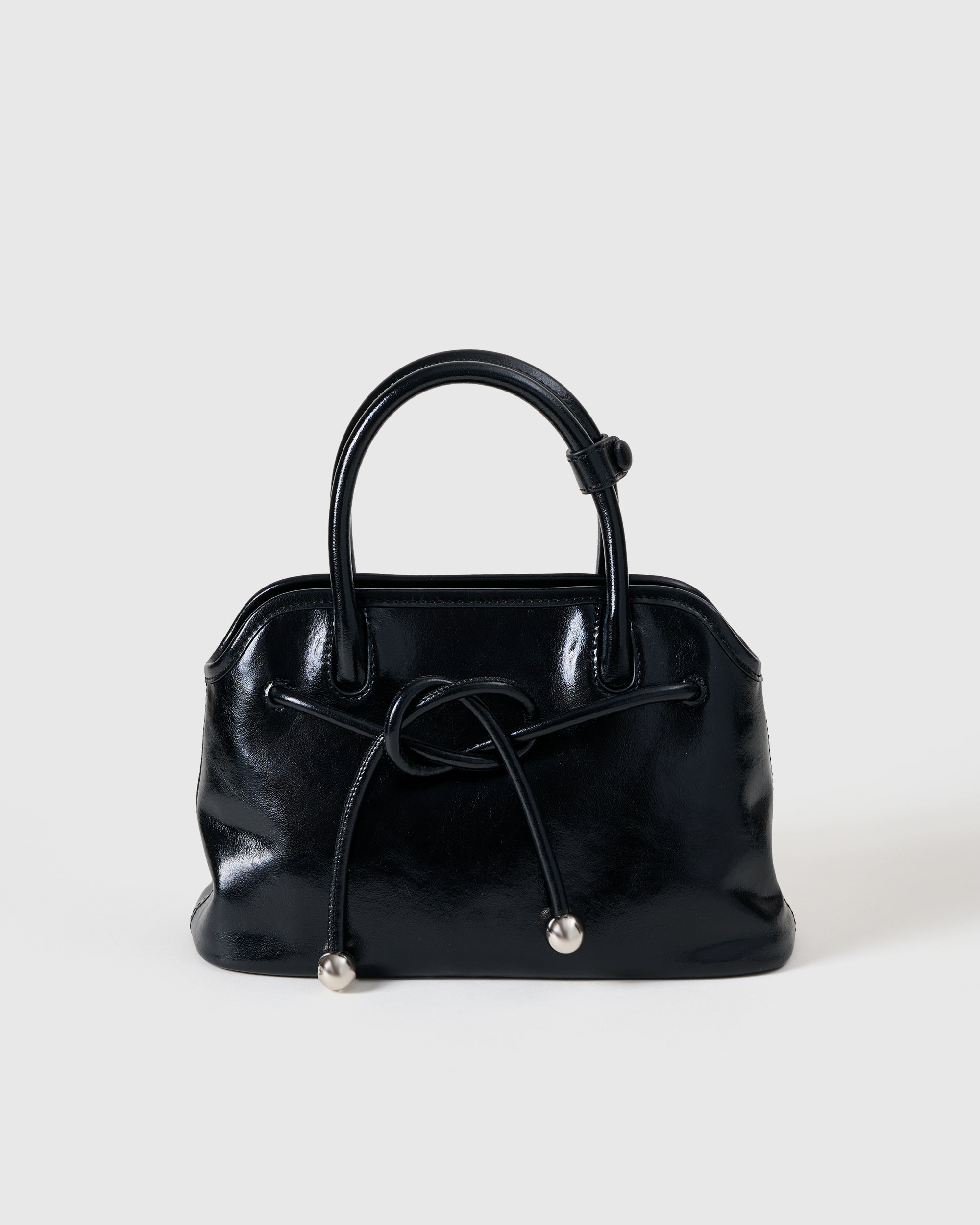 VEGAN LEATHER MINI KNOT BAG