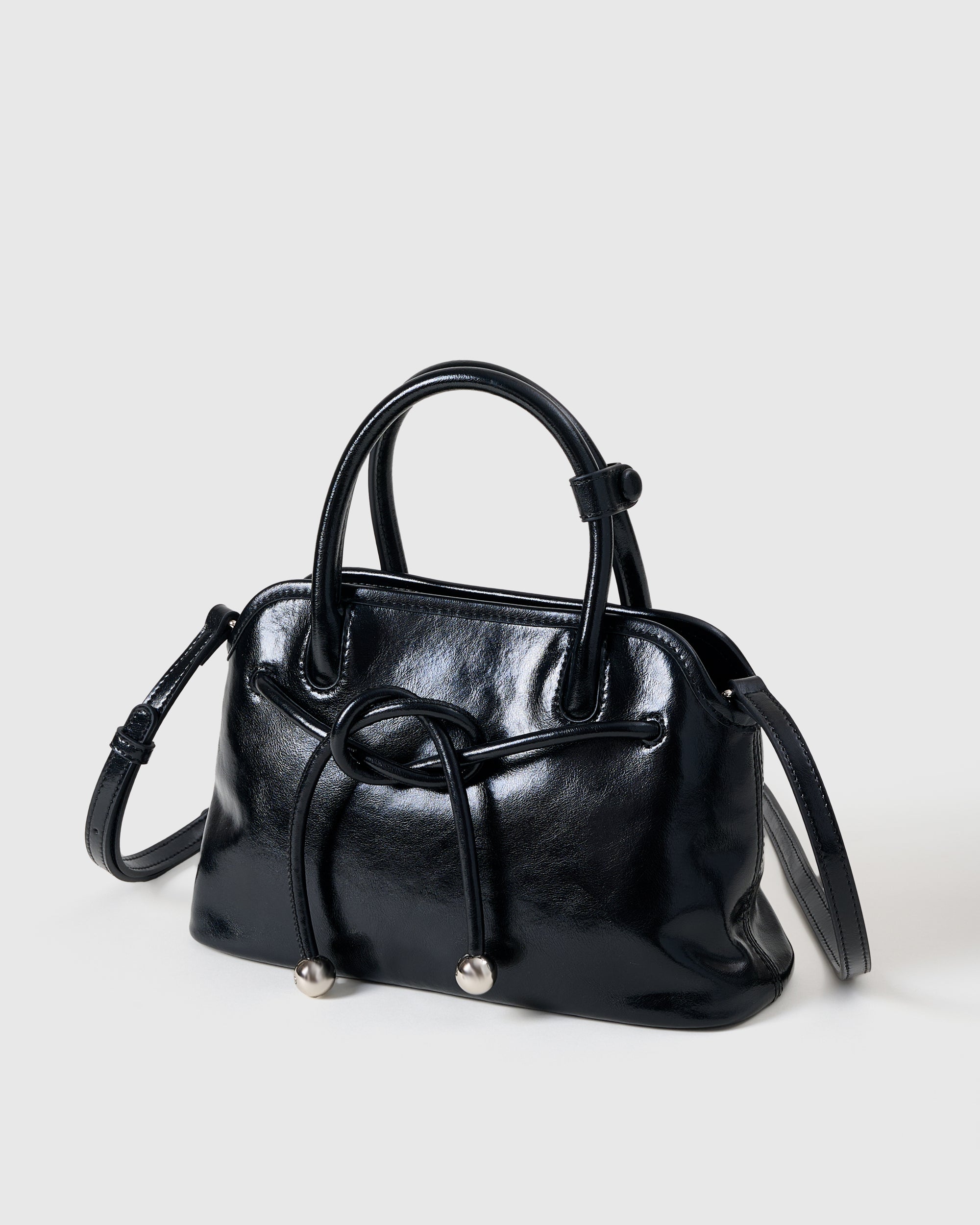 VEGAN LEATHER MINI KNOT BAG
