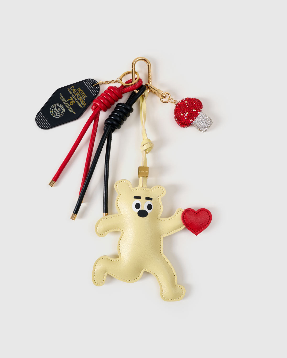 BEAR MUSHROOM CALIFORNIA STACK CHARM