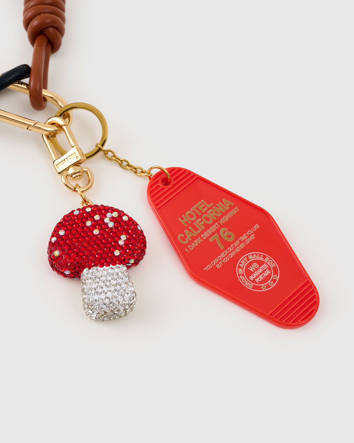 BEAR MUSHROOM CALIFORNIA STACK CHARM