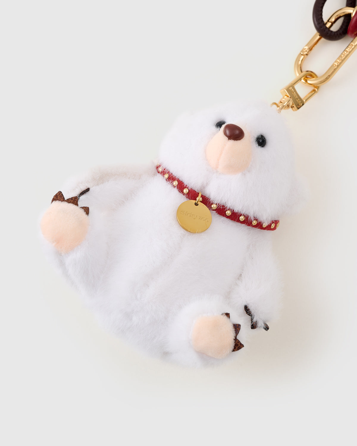 WHITE BEAR CHRISTMAS STACK CHARM