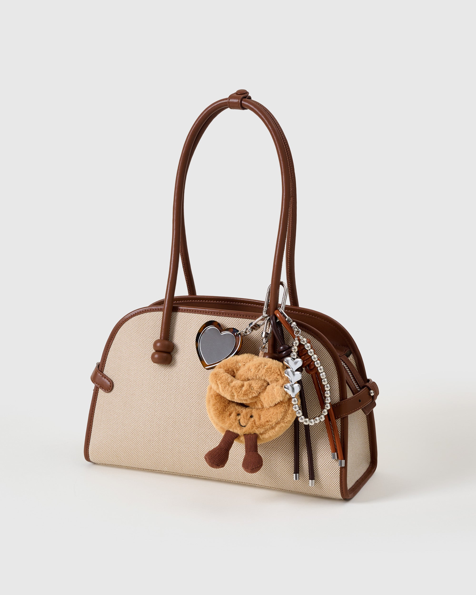 Sticky Zoo® - Smiley Pretzel Heart Stack Charm – Handmade Bag