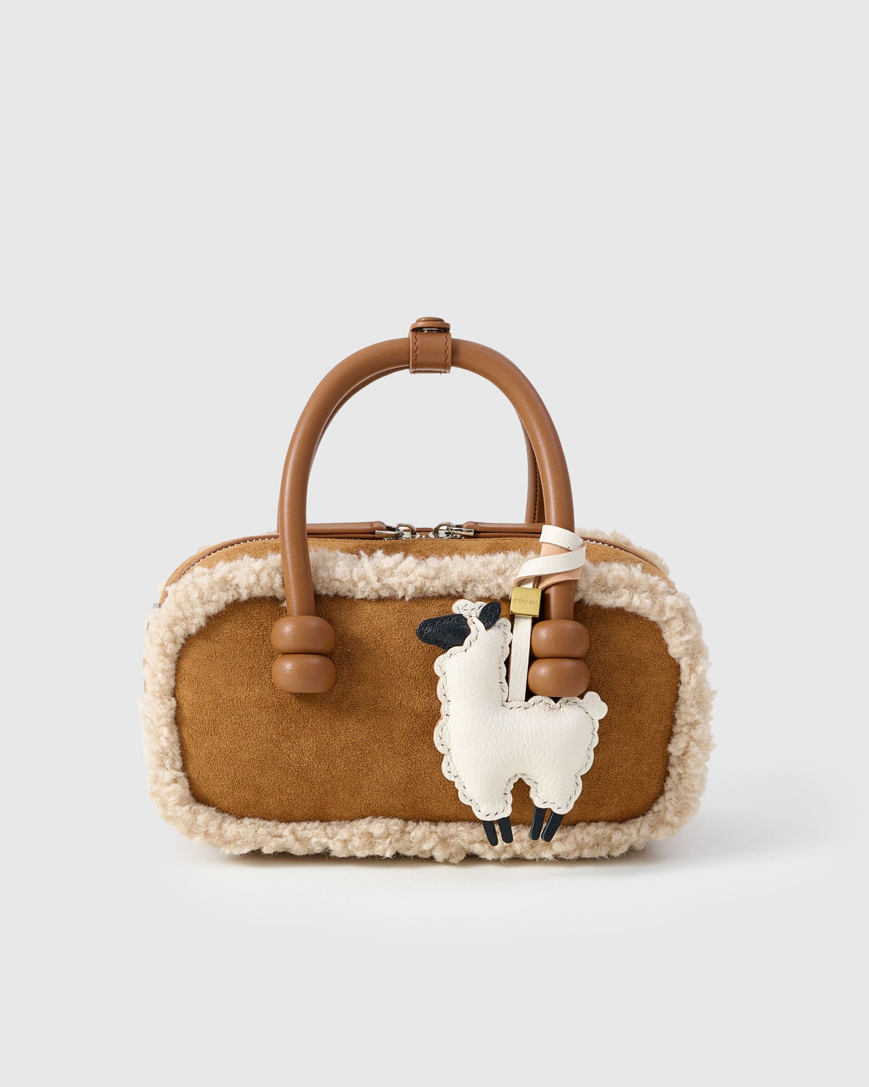 Sticky Zoo® - Alpaca Bag Charm & Keychain – Handmade Leather