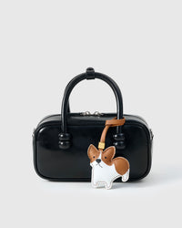 French Alran leather from Tarn, France — founded 1903, Entreprise du Patrimoine Vivant, supplier to the world's top luxury houses. Real leather. Never faux. Never vegan.