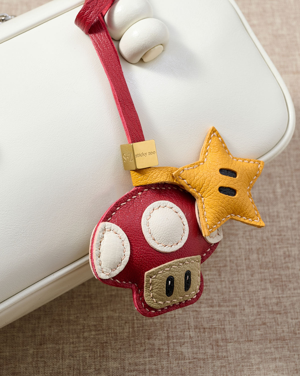 Sticky Zoo® Leather Bag Charms & Keychains – Handmade Leather with