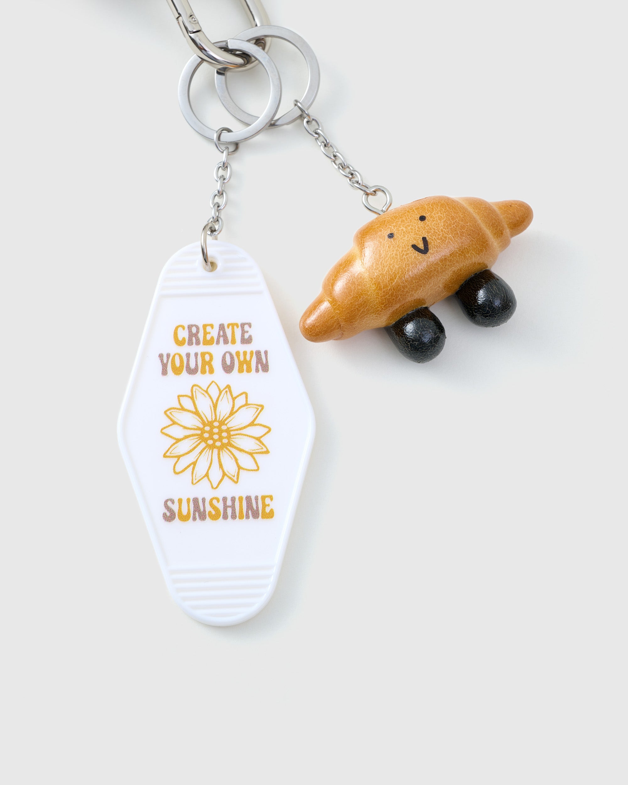 CROISSANT BEAR SUNSHINE STACK CHARM