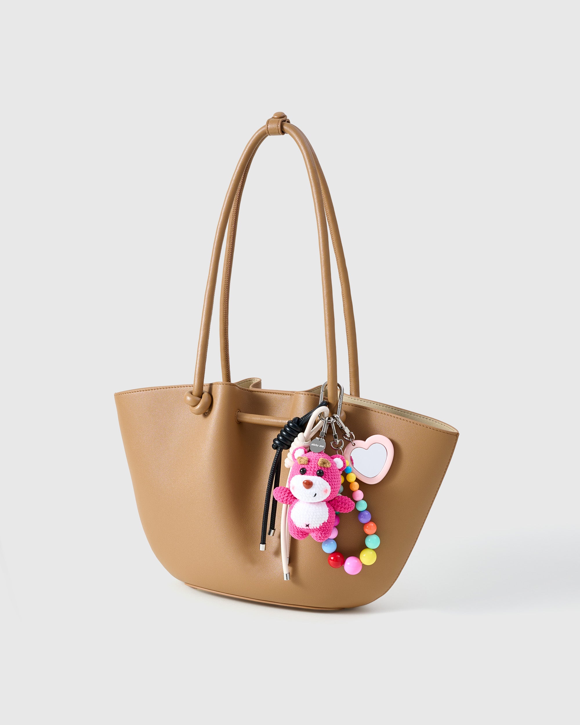 Sticky Zoo® Bubblegum Bear Bag Charm Keychain – Best gift for