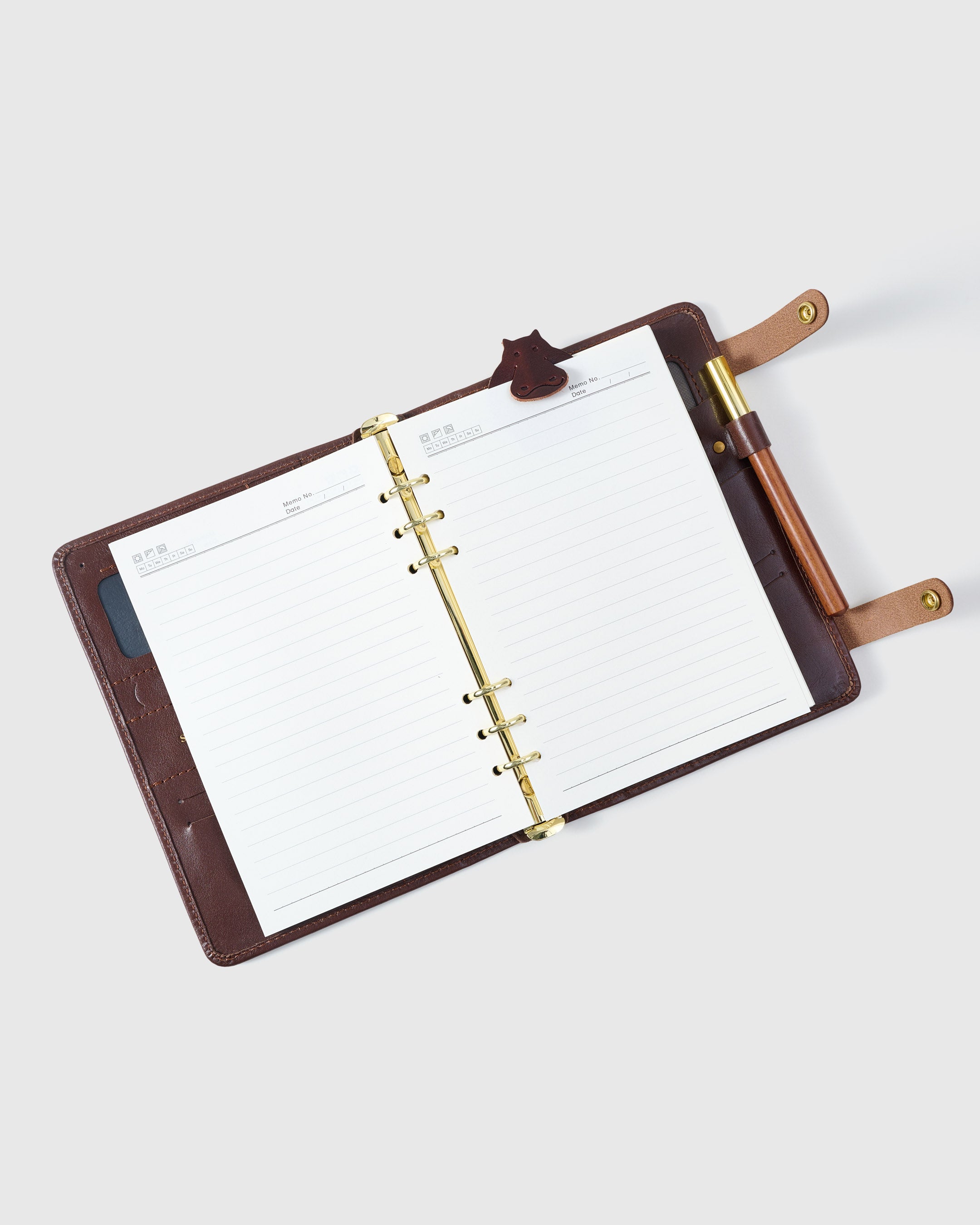 Sticky Zoo® - Dachshund Handmade Leather Notebook with Charm