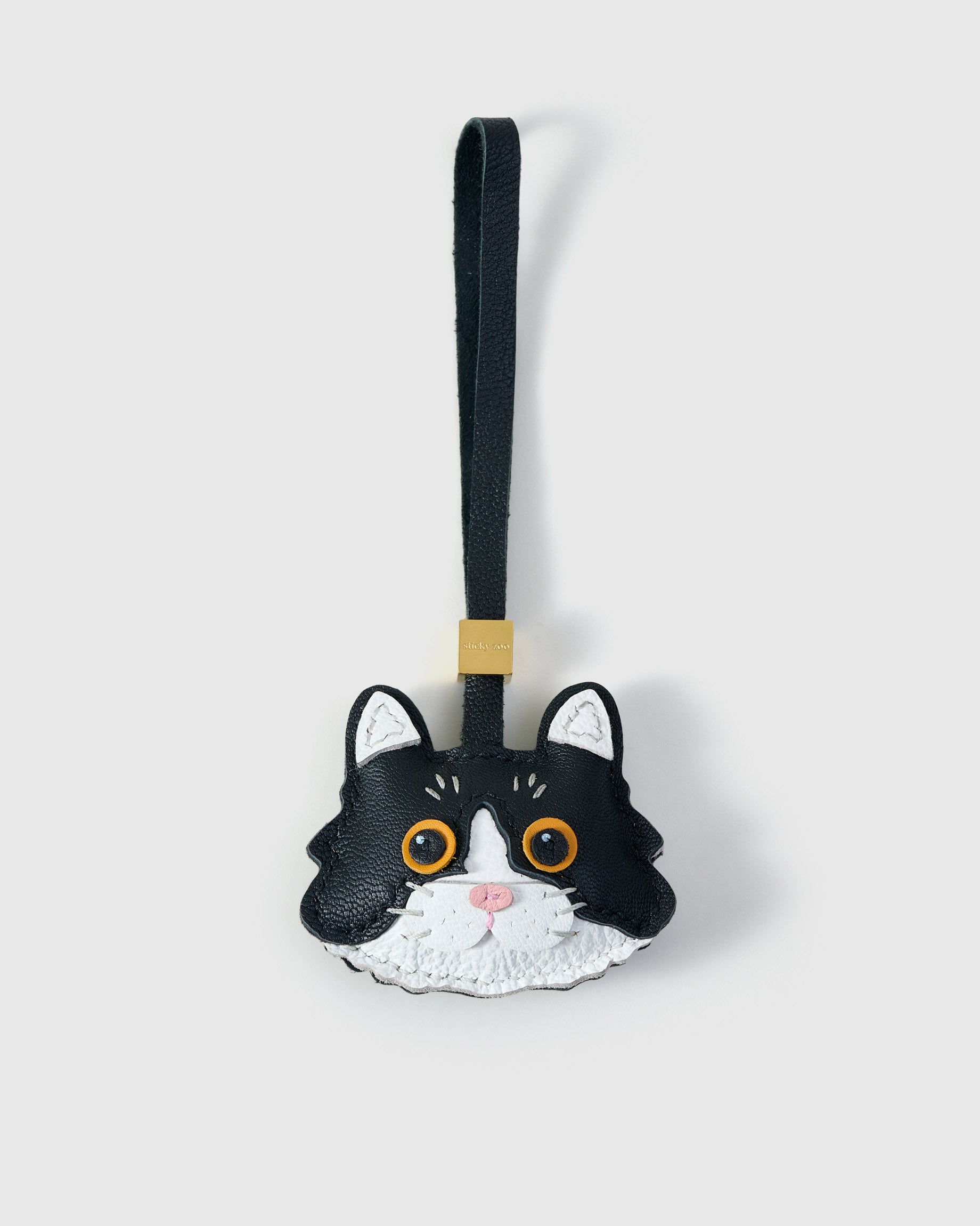 【So Cute♡】STICKY ZOO キャットチャーム MIDNIGHT THE CAT BAG CHARM – Sticky Zoo®