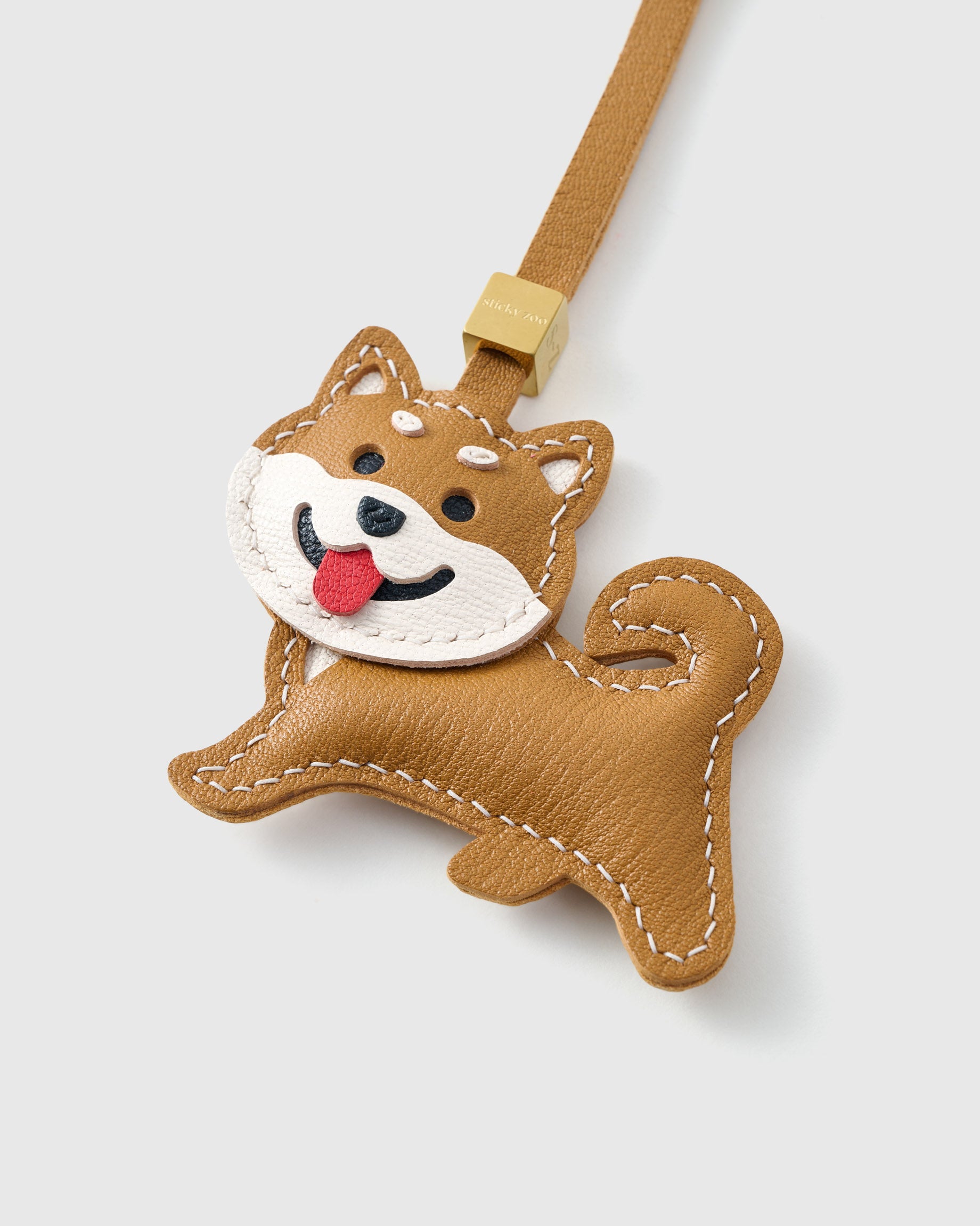 Sticky Zoo® - Shiba Inu Bag Charm and Keychain - Handmade