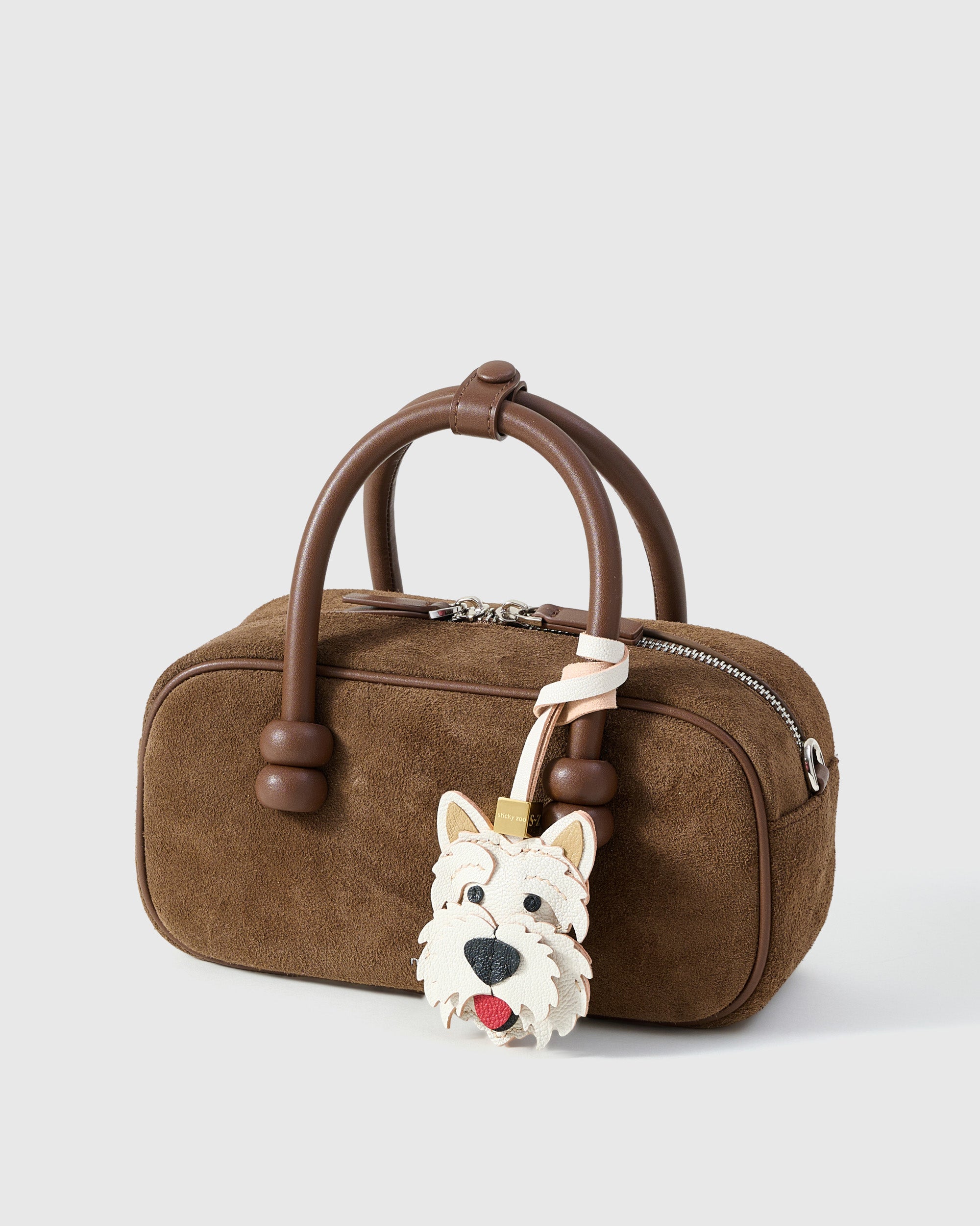 STICKY ZOO® – West Highland White Terrier Leather Bag Charm