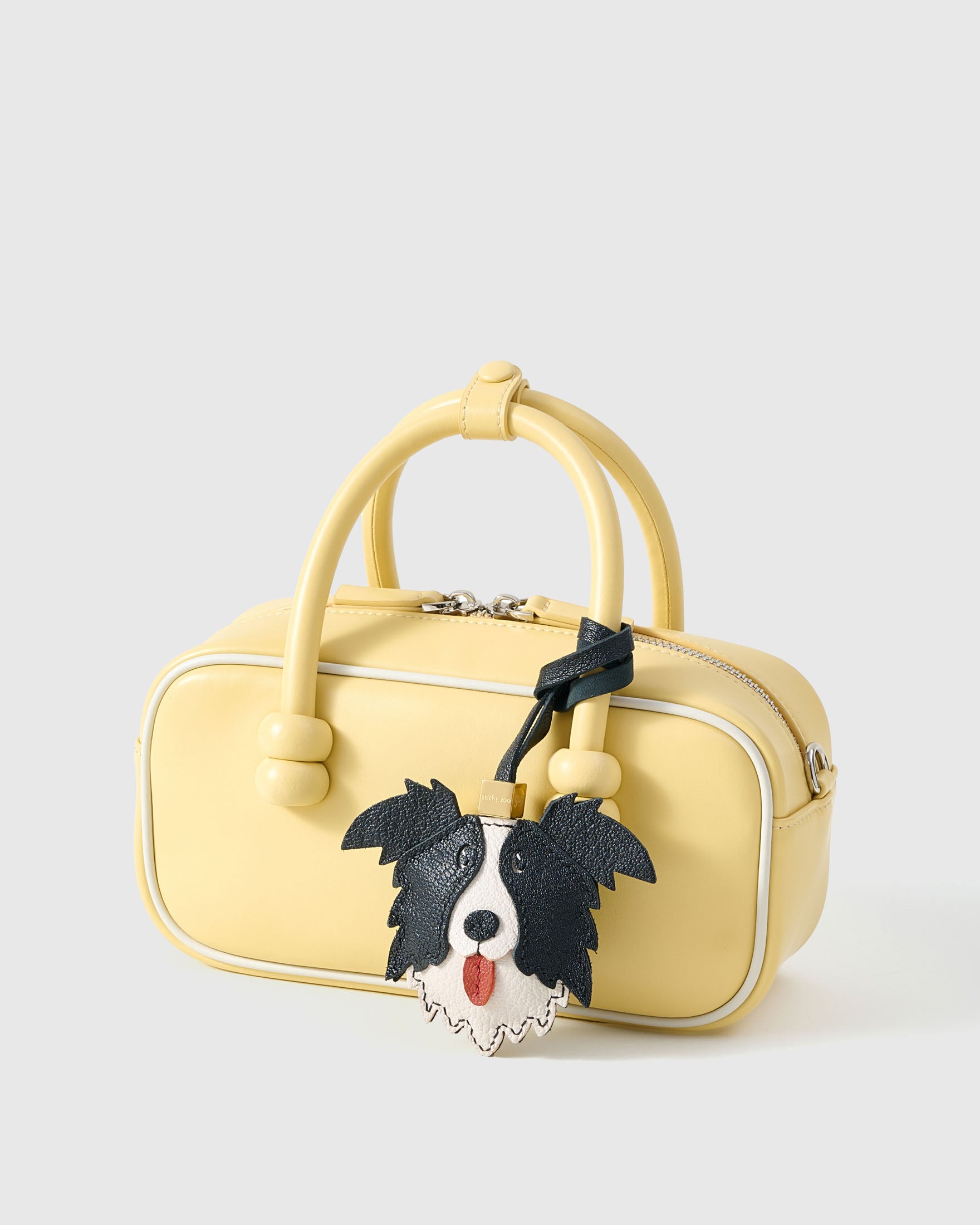 Sticky Zoo® - Border Collie Bag Charm and Keychain - Handmade