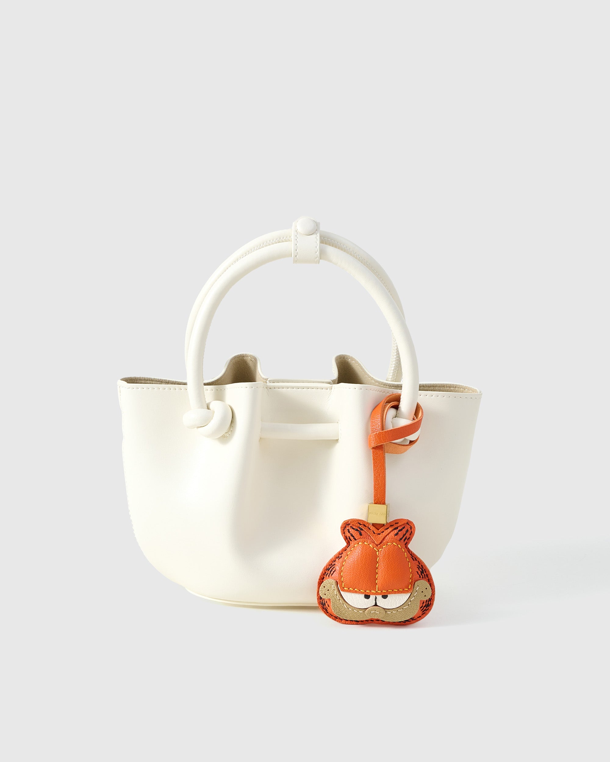 オレンジ猫レザー バッグチャーム＆キーチェーン – ハンドメイドの