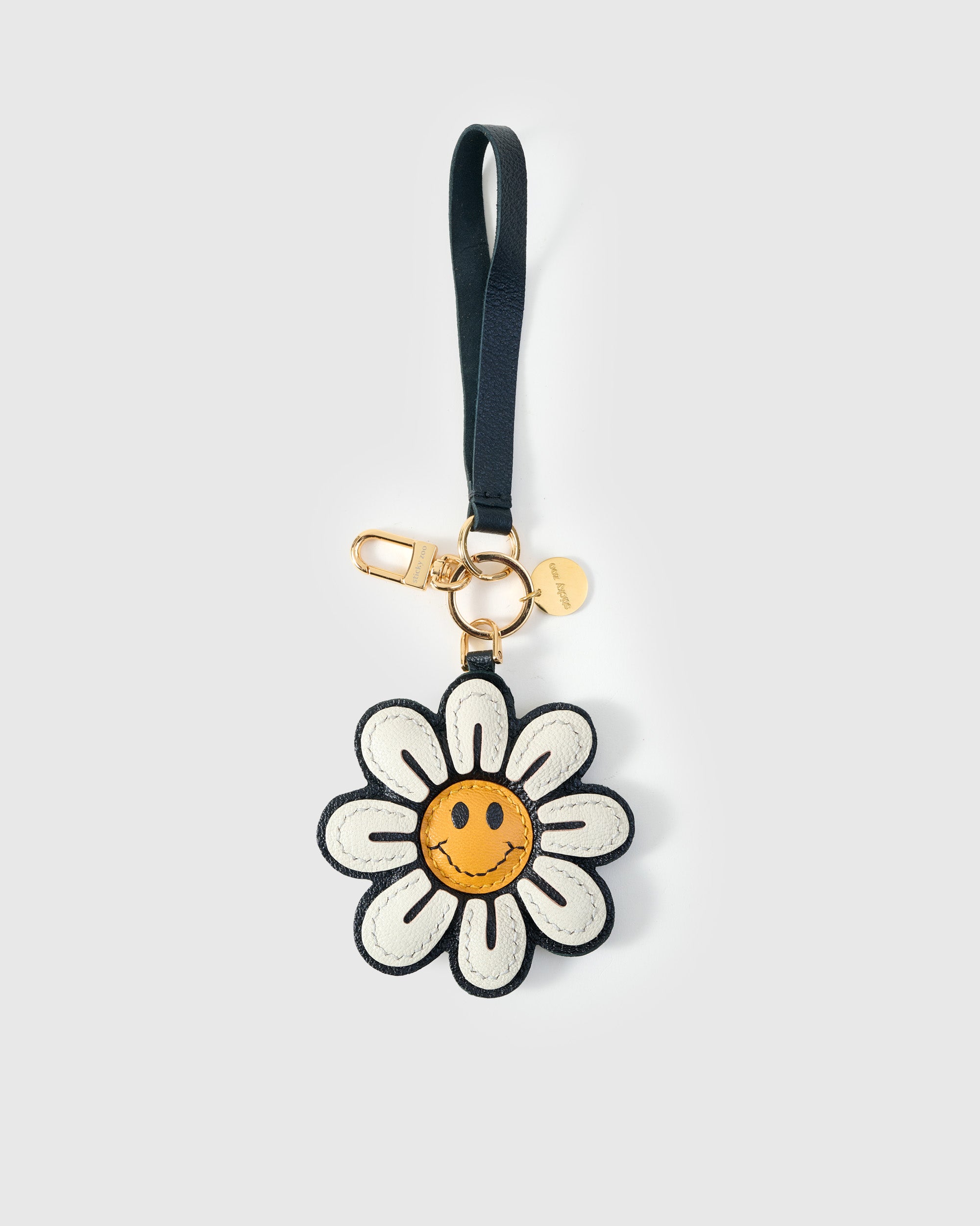 小物 sticky zoo BAG CHARMS & KEYCHAINS STICKY ZOO® – Panda Leather Bag Charm & Keychain – Handmade