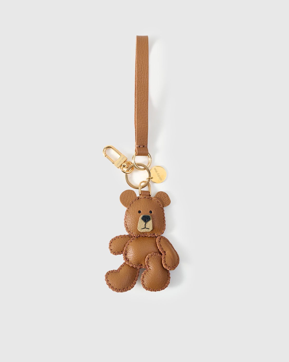 STICKY ZOO® – Teddy Bear Losin Leather Bag Charm & Keychain