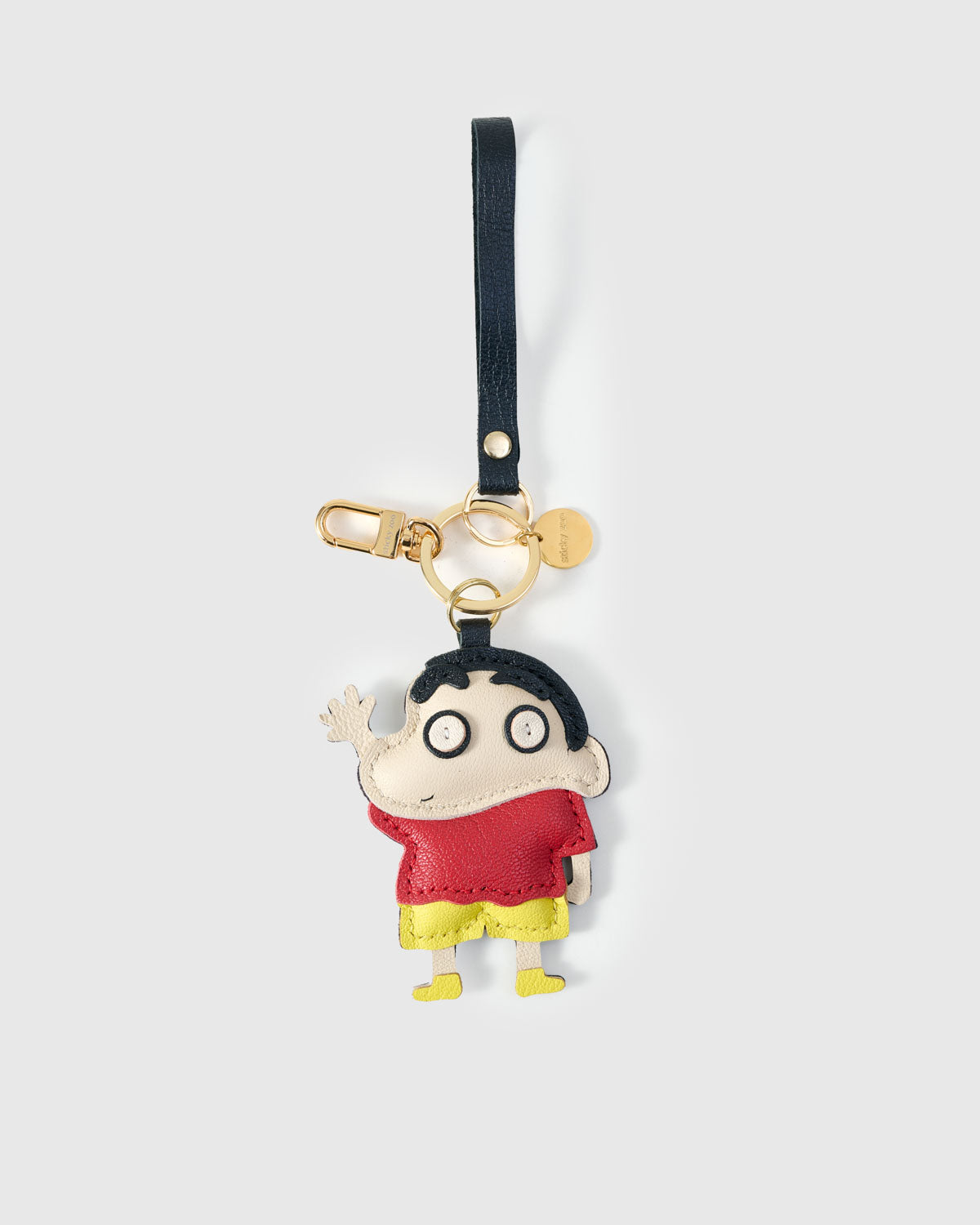 小物 SHINNN STICKY ZOO® – Crayon Shin-Chan Leather Bag Charm & Keychain