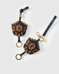 Scaled charm — five days of hand-work per piece.