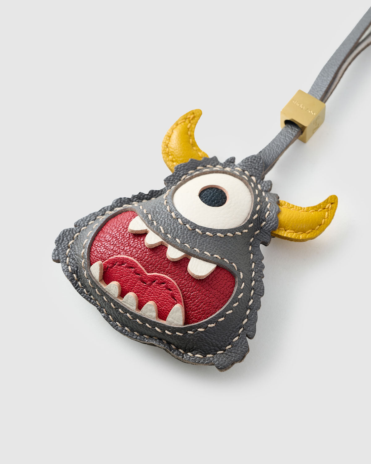 Little Monster Charm — Hand-Cut French Leather | STICKYZOO