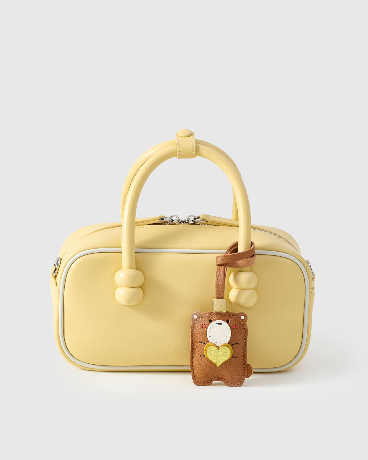 小物 sticky zoo BAG CHARMS & KEYCHAINS STICKY ZOO® – Teddy Bear Bag Charm & Keychain – Handmade in Brown