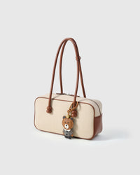 TEDDY BEAR CHARM charm — real French leather, 3 days by hand.