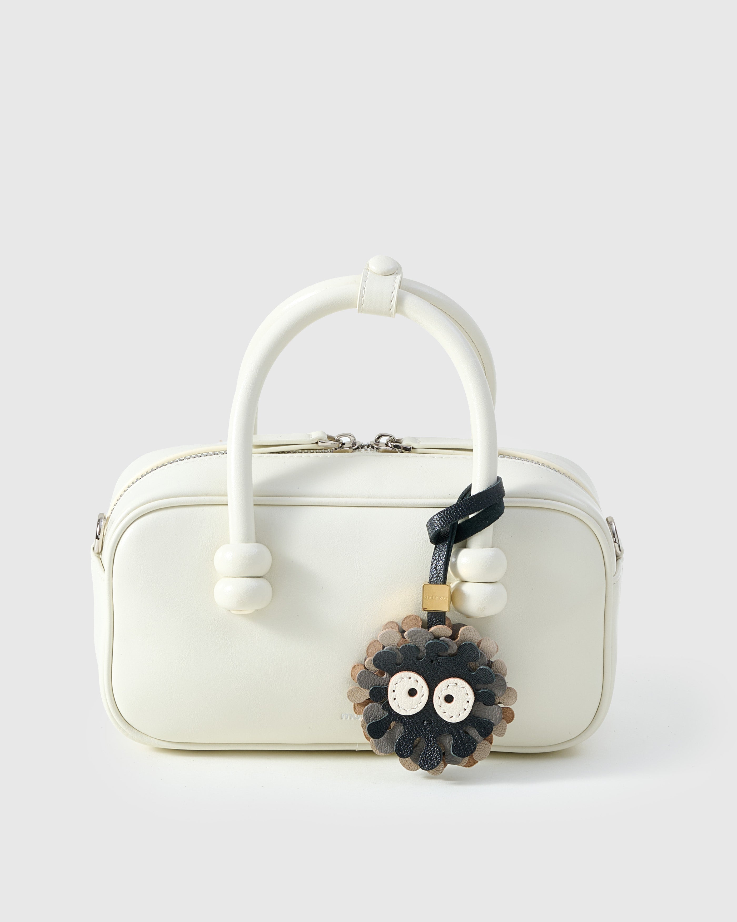 Soot Sprite Leather Bag Charm & Keychain – Handmade Gift – STICKYZOO®