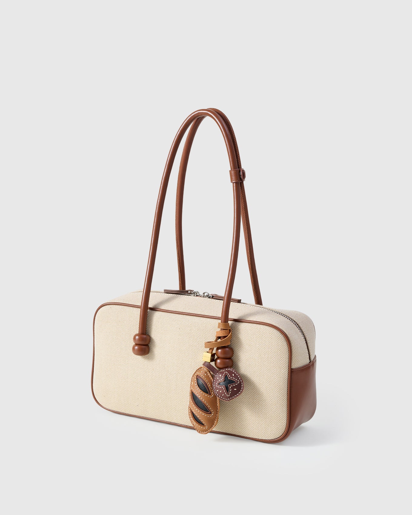 Bread Leather Bag Charm & Keychain – Handmade Gift – STICKY ZOO®