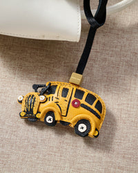 BRELOQUE BUS SCOLAIRE JAUNE