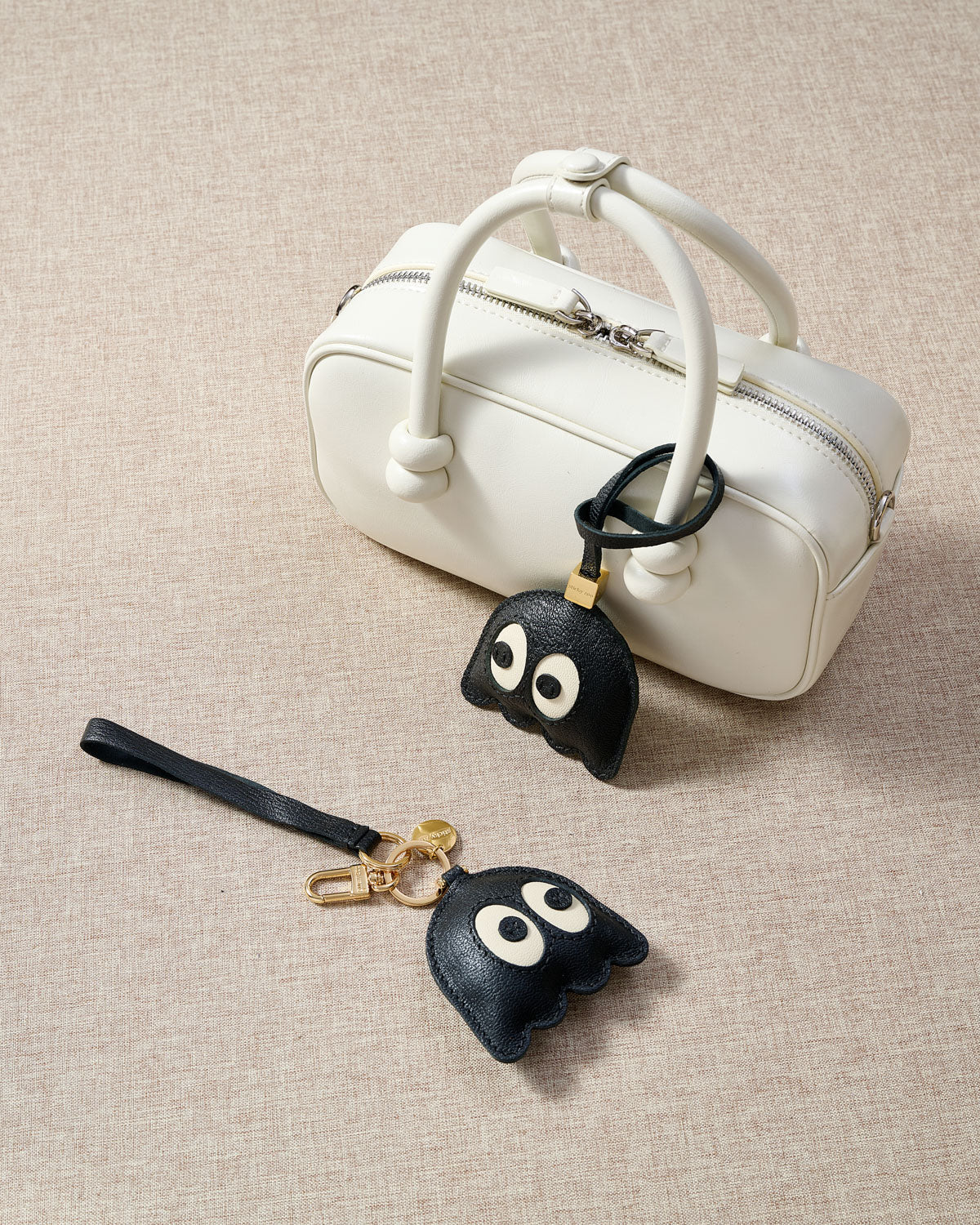 Maze Runner Leather Bag Charm & Keychain – Handmade in Black and