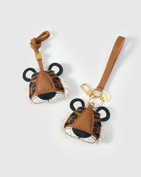 TIGER CHARM charm on a bag — real French Alran leather, 3 days by hand.