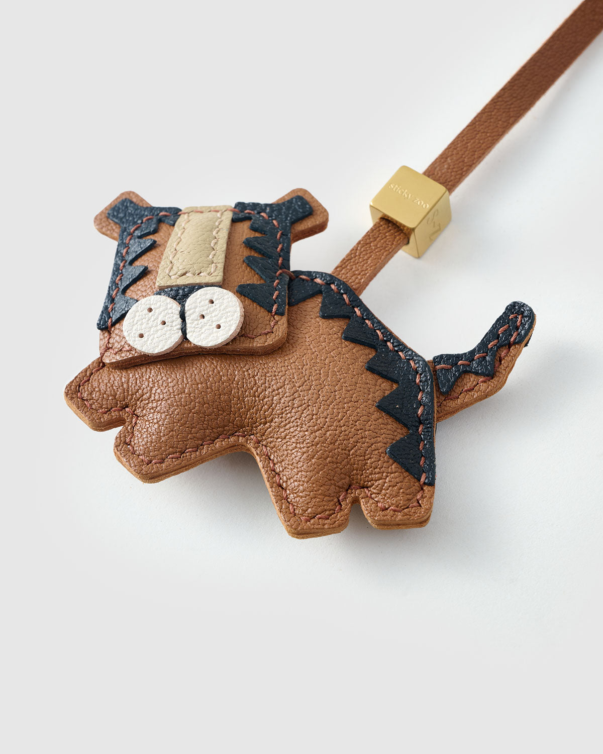 Tiger Tiko Leather Charm — French Alran Handmade – STICKYZOO®