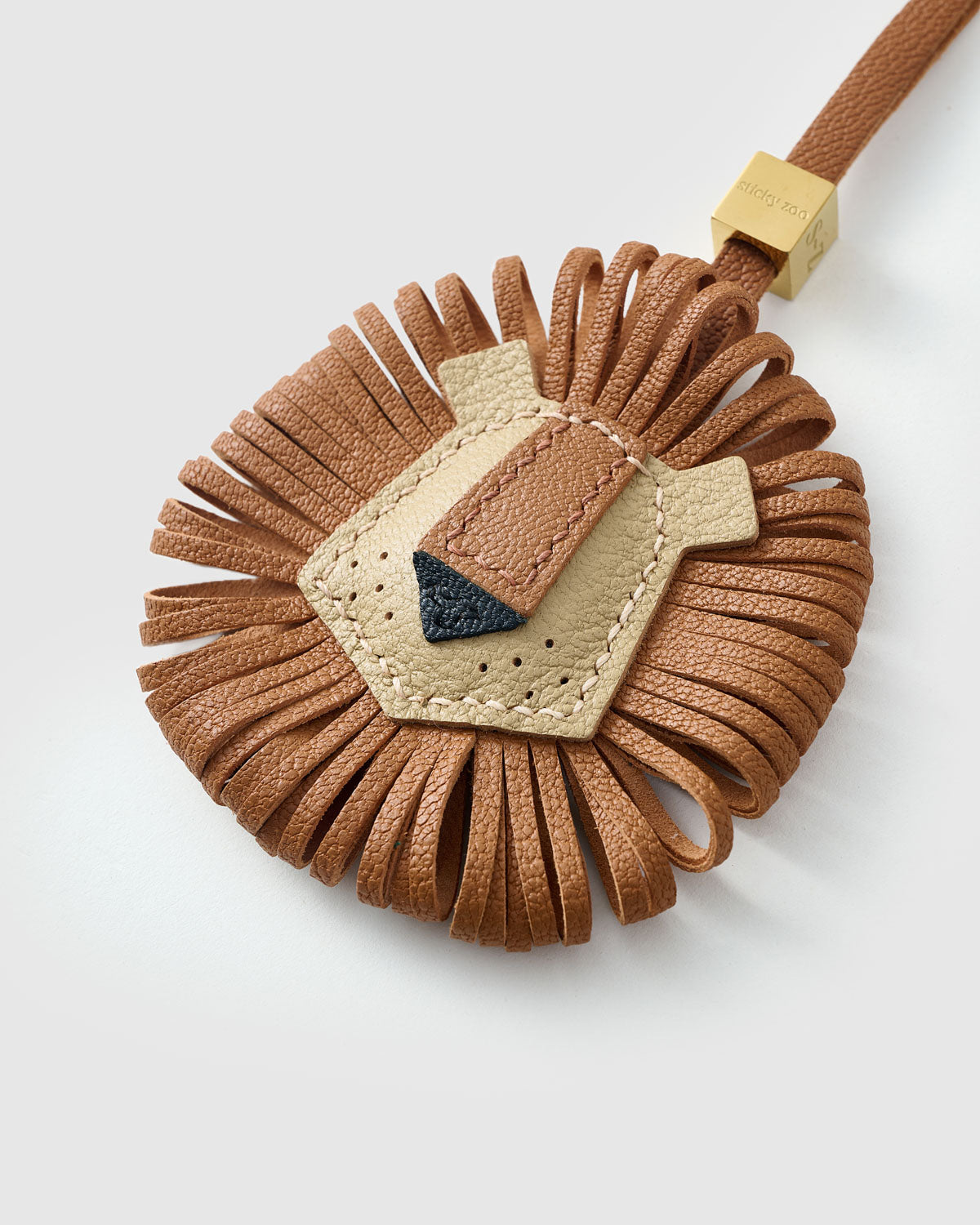 Leo Charm | Handmade Leather Bag Charm – Sticky Zoo® – STICKYZOO®