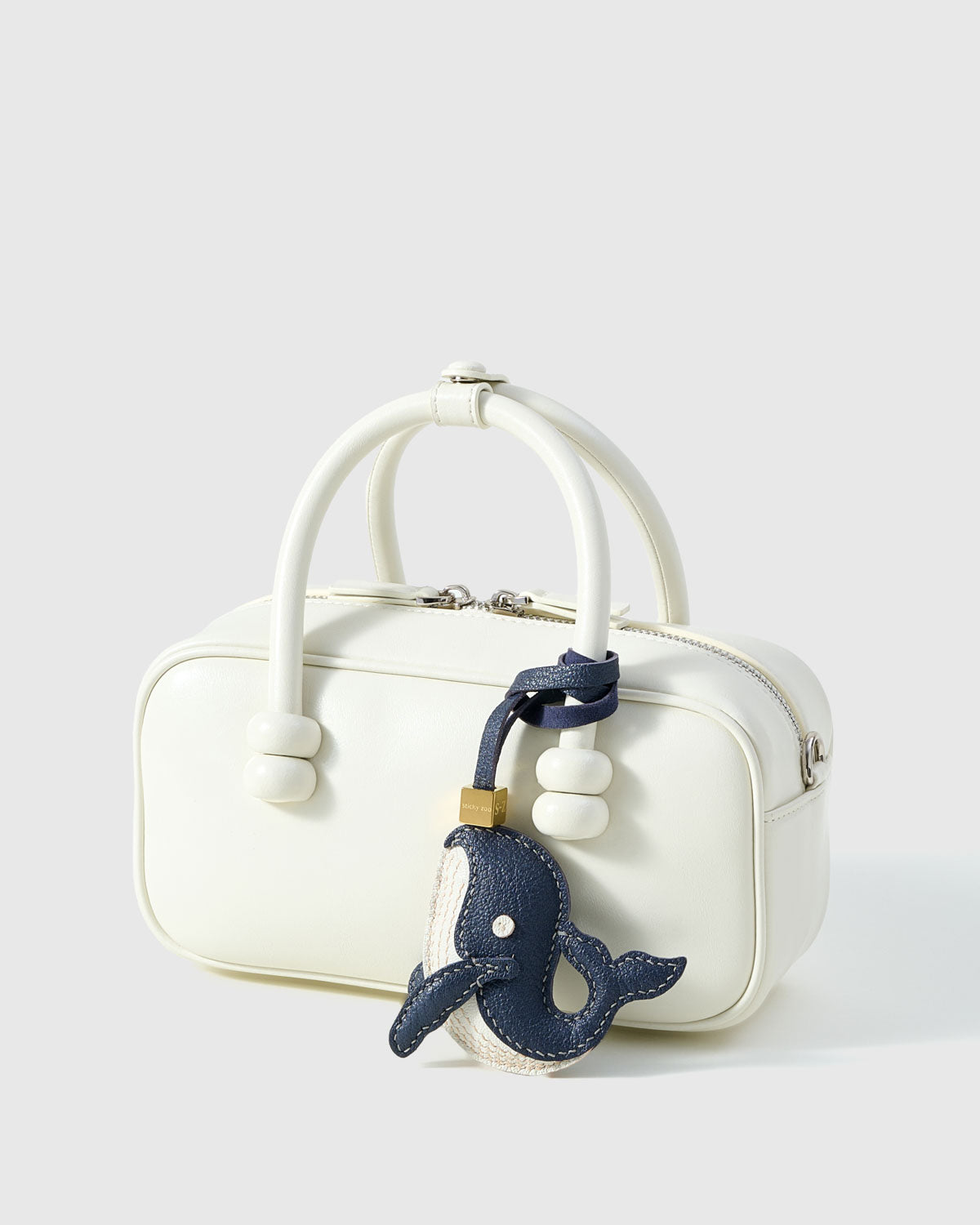 Catacea Leather Charm – Handmade 3D Ocean Animal Bag Charm