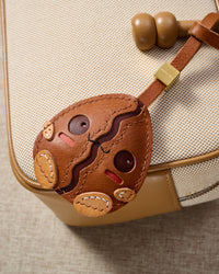 PENDENTIF CHARME GRAINE TORRÉFIÉE