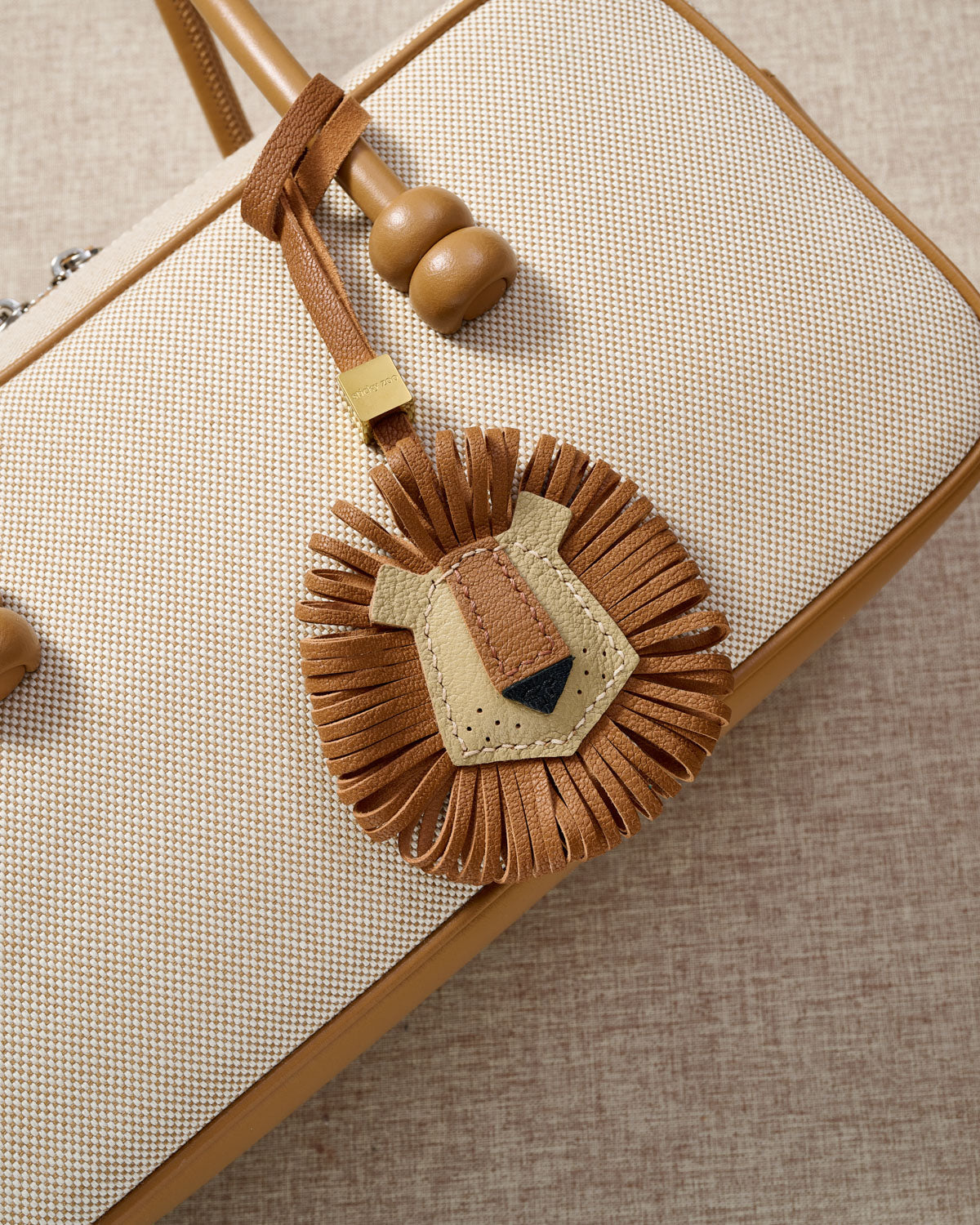 Leo Charm | Handmade Leather Bag Charm – Sticky Zoo® – STICKYZOO®