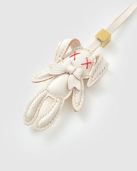 RABBIT CHARM charm on a bag — real French Alran leather, 3 days by hand.
