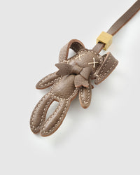 RABBIT CHARM charm on a bag — real French Alran leather, 3 days by hand.