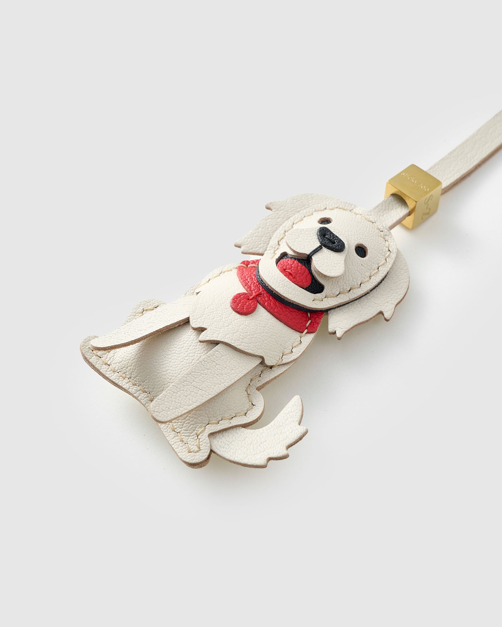 Sticky Zoo® - Golden Retriever Bag Charm & Keychain - Gift for dog