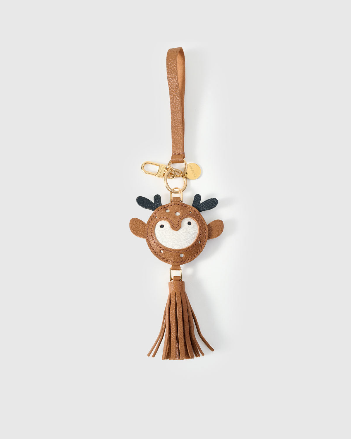 Deer Antler Leather Charm — Handmade French Goatskin – STICKYZOO®