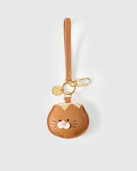 Bread Kitty charm — genuine French Alran goatskin. Never vegan. Never synthetic. The difference shows.