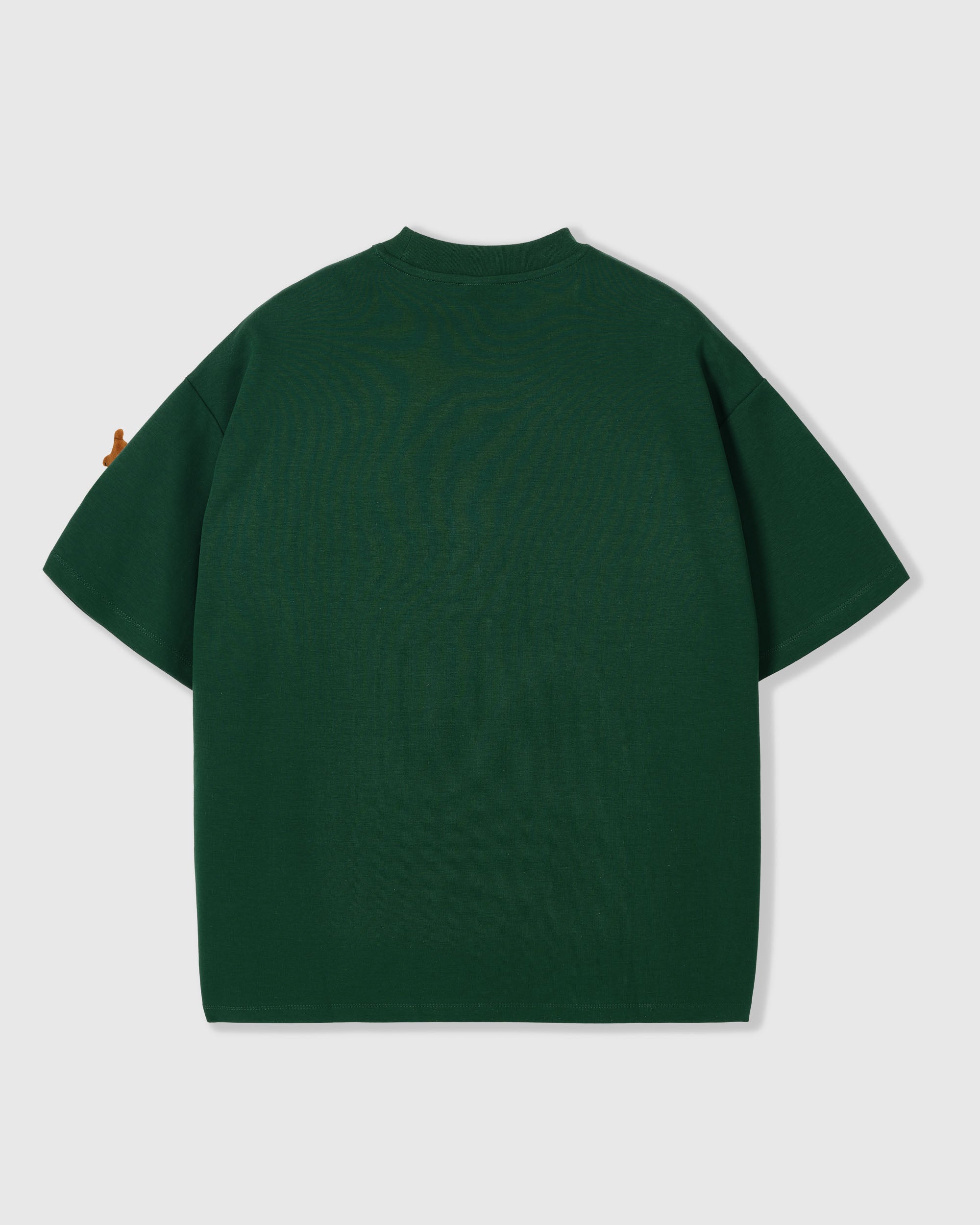 Plush Dachshund T-Shirt Green · 230gsm Oversized – STICKYZOO®
