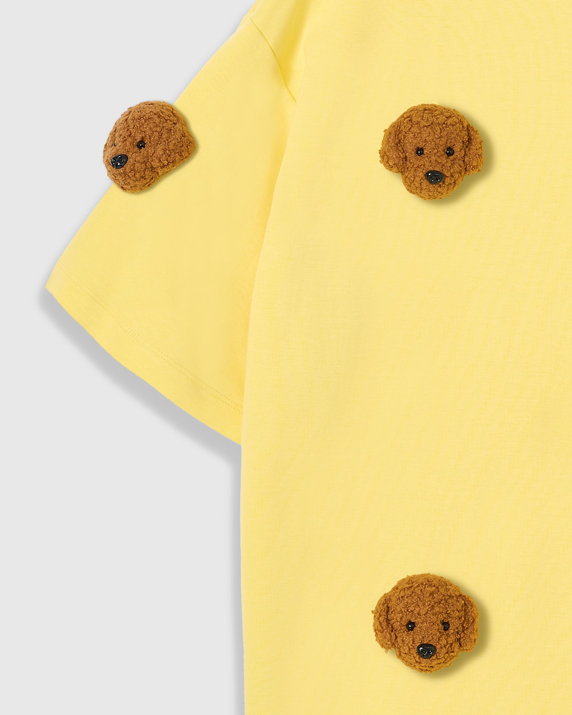 Handmade Poodle T-Shirt Lemon · 230gsm Plush Oversized – STICKYZOO®