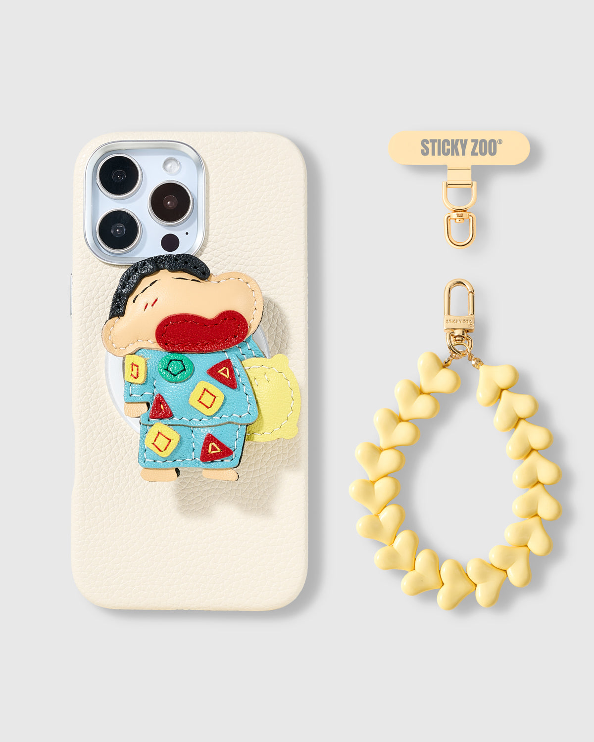CRAYON SHINCHAN CHARM CASE SET