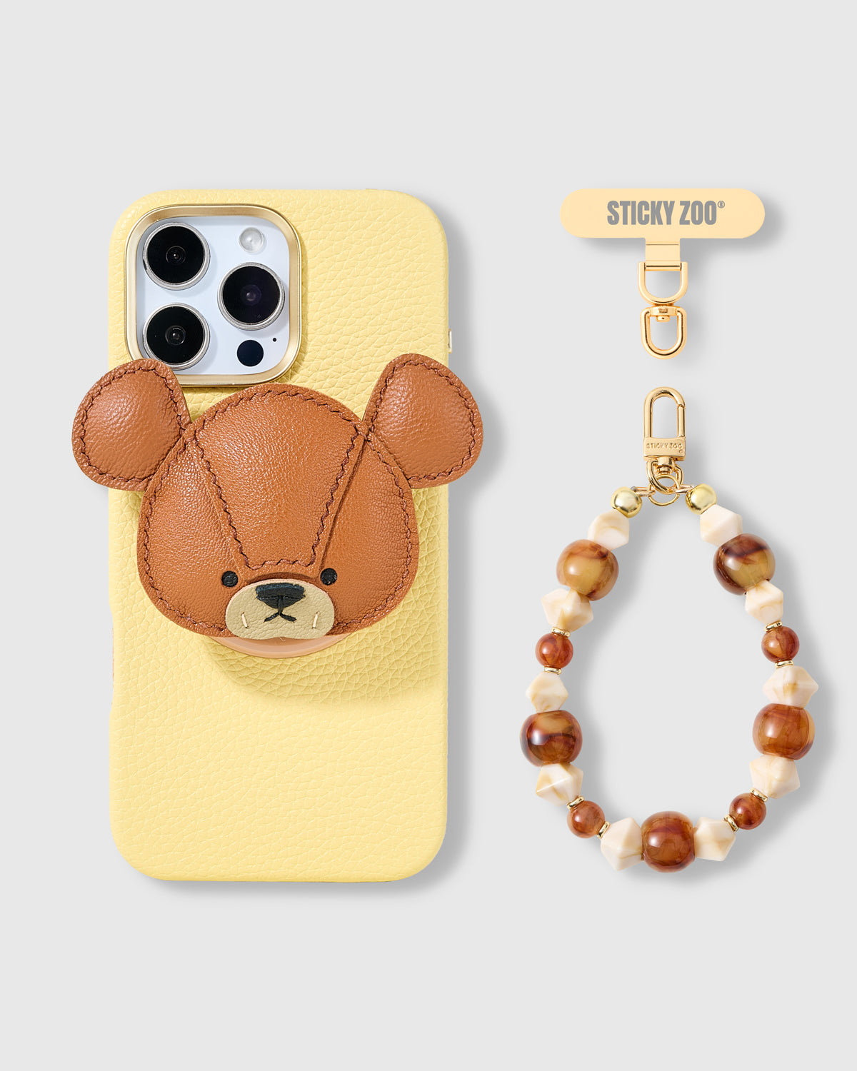 TEDDY GEM CHARM CASE SET