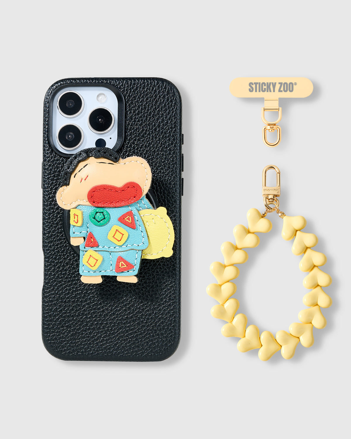 CRAYON SHINCHAN CHARM CASE SET