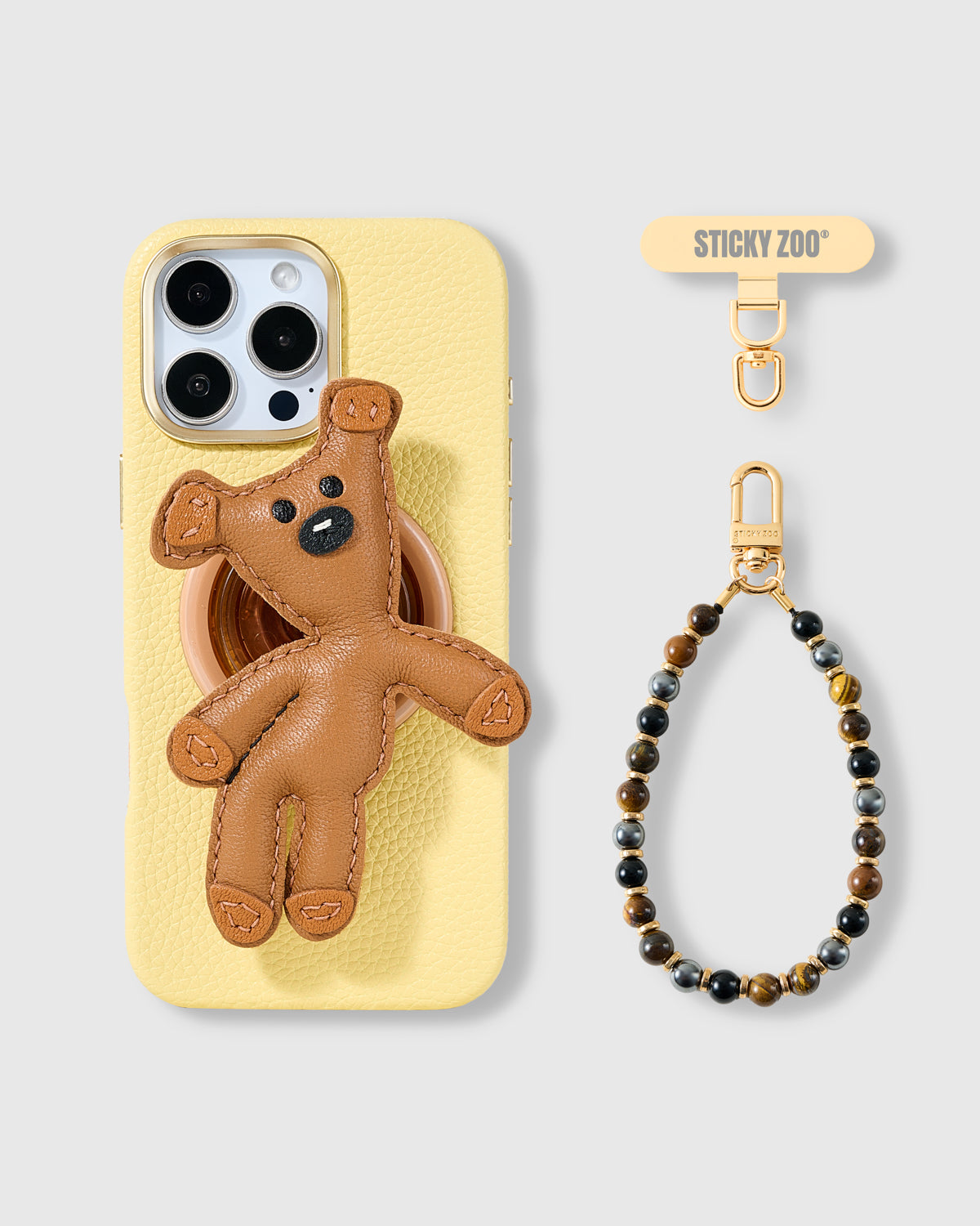 MR. BEAN TEDDY CHARM CASE SET