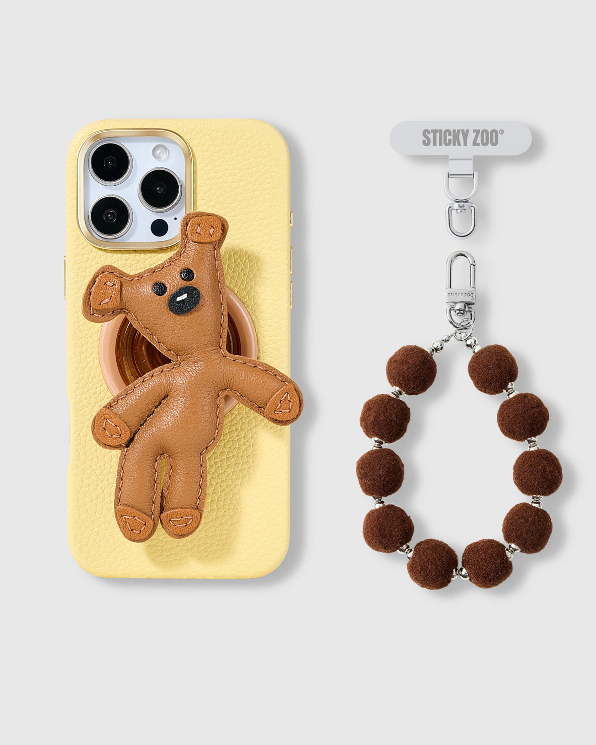 sticky zoo チャーム sticky zoo】 クロワッサン スタック チャーム (キーホルダー