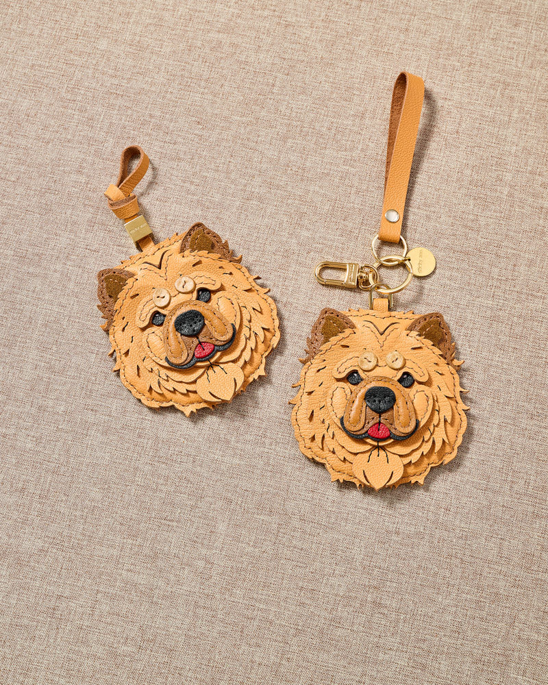 Chow Chow Leather Charm — Limited Collectible (10 Made) – STICKYZOO®