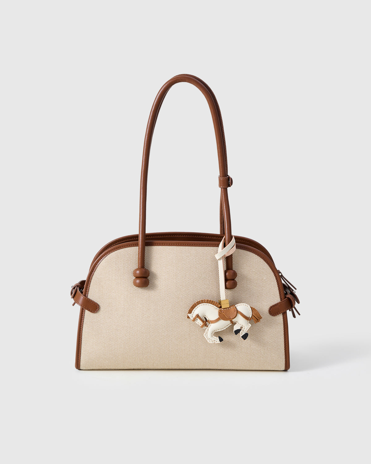 Maison Horse Leather Bag Charm & Keychain – Handmade Gift from
