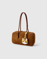 Yellow-Strap Tabby Cat — French Alran leather from Tarn, France, founded 1903, Entreprise du Patrimoine Vivant.