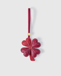 Bruine croissant lederen sleutelhanger, creatieve croissant stijlvolle Bruine croissant lederen sleutelhanger, creatieve croissant stijlvolle